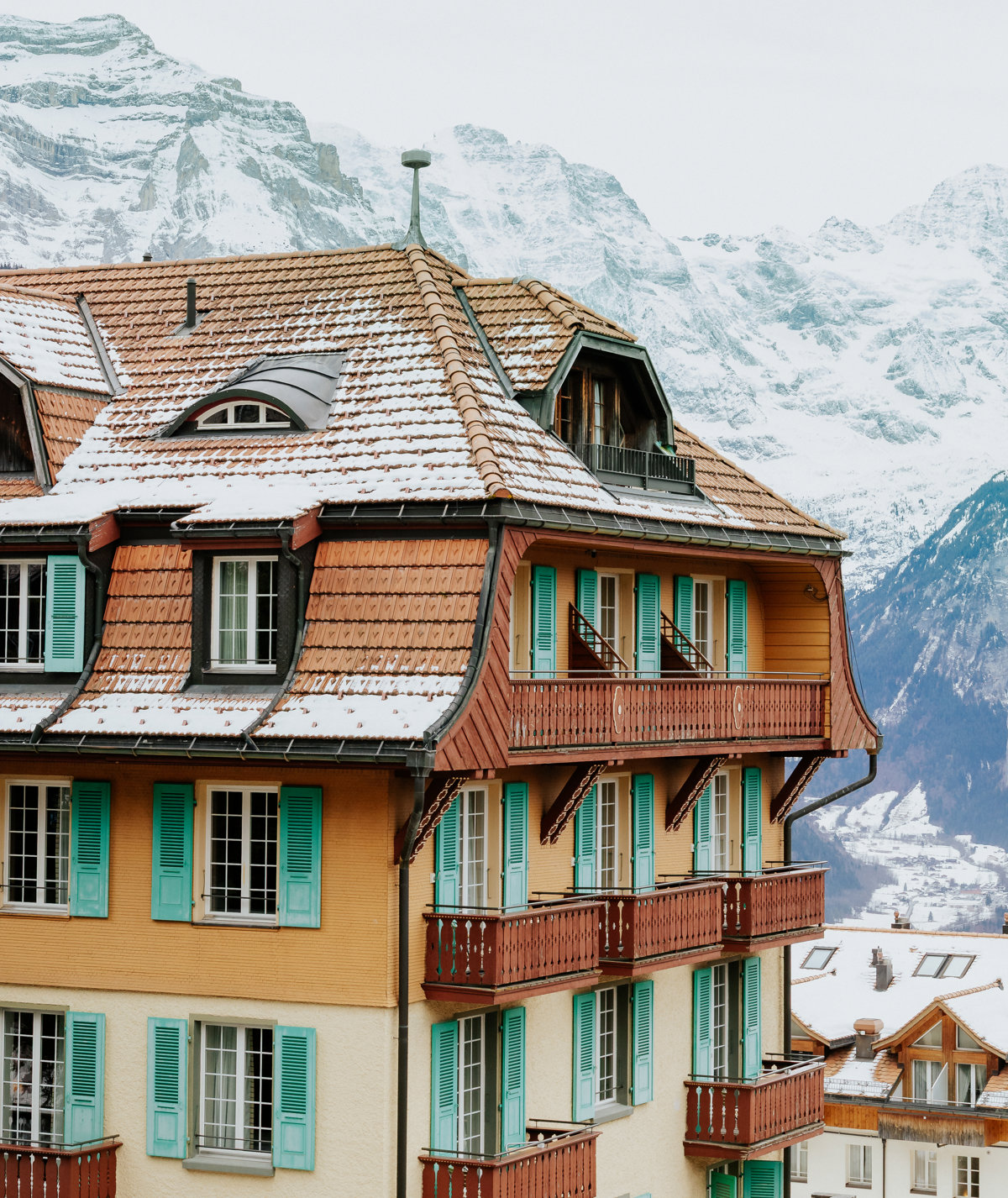 Grand Hotel Belvedere with Jungfrau view