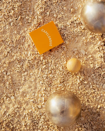 Pétanque game at the Beaumier hotel Capelongue in Bonnieux, Luberon