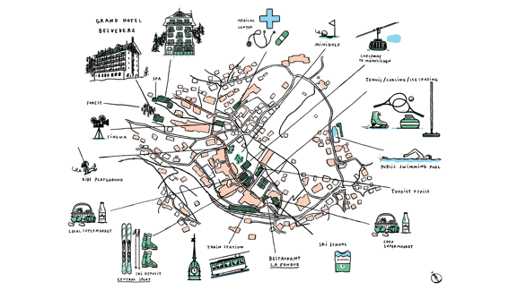 Hotel Plan Grand Hotel Belvedere