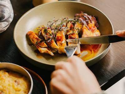 Déjeuner au Bistrot de l'Alpaga, un restaurant Beaumier à Megève