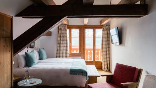 Habitación superior ático con vista a Jungfrau