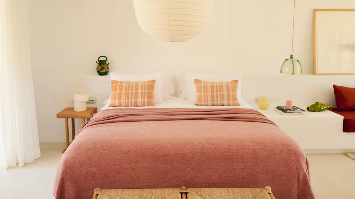 Double bedroom of the Buganvillea Suite at Hotel Petunia Ibiza