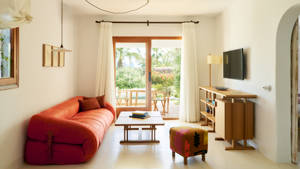 Lounge of the Petunia Suite at Hotel Petunia Ibiza