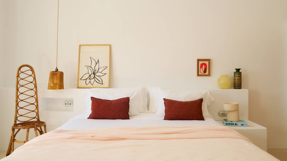double bed from suite in Petunia ibiza