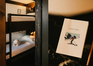 Lits superposés pour enfants ou invités en chambre Privilège.